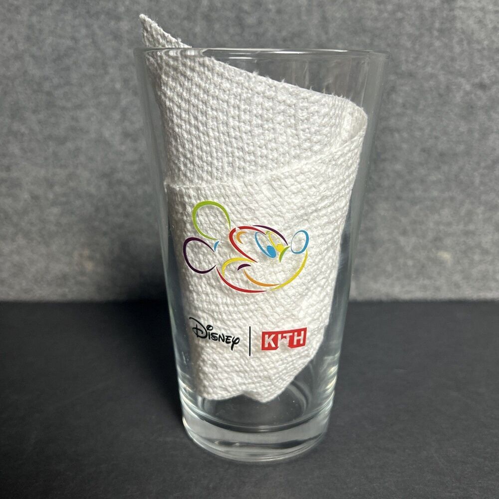 Kith x Disney Mickey Mouse Water Glass Tumbler Collectible
